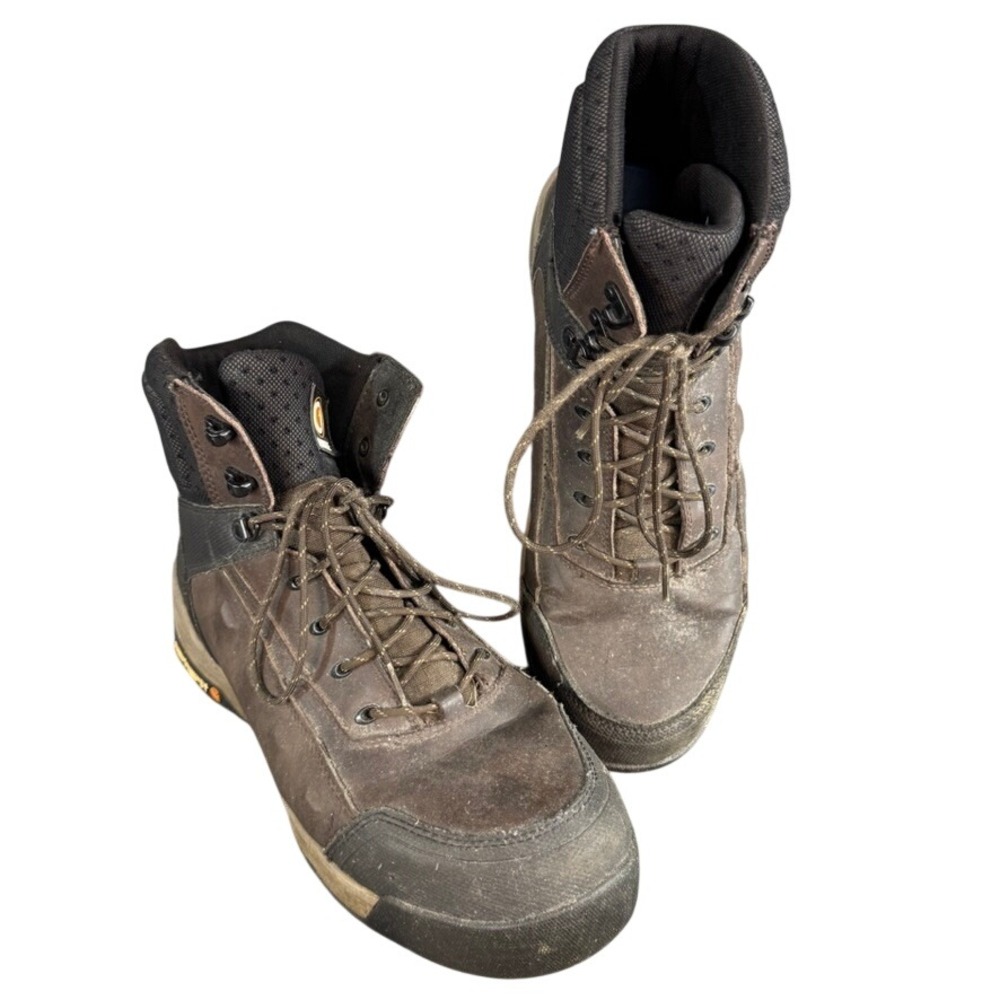 Carhartt Force Nano Composite Toe Waterproof Work Boots Brown Black Size 15
